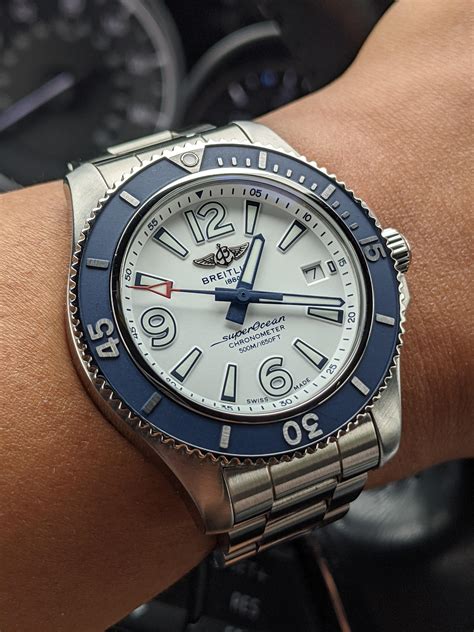 breitling oceantimer|breitling superocean 42 white dial.